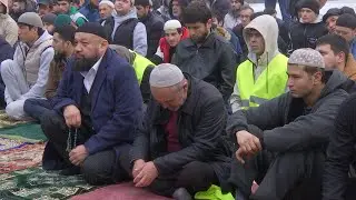 Праздничная молитва мусульман городского округа Люберцы
