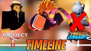 The Complete Project Slayers Timeline (Update 0 - 2) Roblox