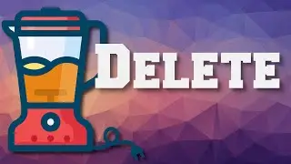 Deleting Objects in Blender 2.9