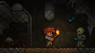 Surviving a Cave Only World in Terraria