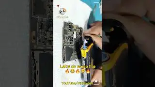 Fire Technique🔥 For ic Removing 😄😄 #funny #shorts #mobilerepairing