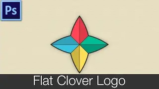 Photoshop Tutorial | Flat Clover Logo Design - PS #12