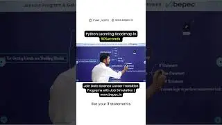 Python Learning Roadmap in 90Seconds||DM me for guidance on career transition