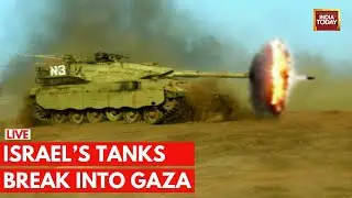 Israel Palestine War LIVE : Israels Tanks & Troops Are Ready For Ground Invasion In Gaza | Hamas