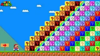 Can Mario Collect 999 Custom item Blocks in Super Mario Bros.?