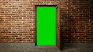 door open green screen || door opening green screen video no copyright || green screen effects door