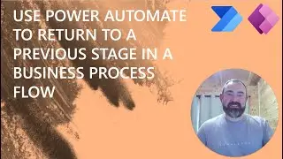 Return to a previous stage in a business process flow