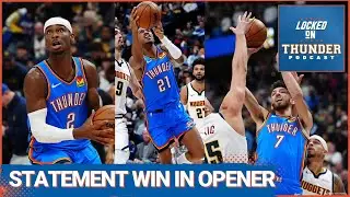 OKC Thunder Earn MASSIVE Win over Nuggets, Chet Holmgren Shows ELITE Flashes