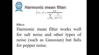 MEDIAN FILTERS - Digital Image Processing