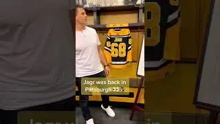 Jaromir Jagr was back in Pittsburgh 😎🐧 (via jj68jaromirjagr/IG) #shorts