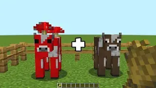 what happens if you breed a cow and mooshroom cow?