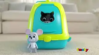 Ветеринарный чемоданчик-переноска с котенком Smoby