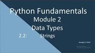 2 2 Python Fundamentals  String concatenation, interpolation and length