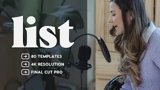 List Pack - 80 Final Cut Pro Templates