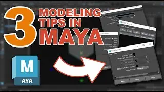 3D MODELING TIPS IN MAYA - (Episode 01)