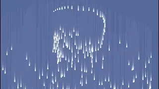 JavaScript Cursor rain animation with HTML canvas