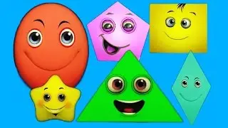 Learn the Shapes of Objects | Shape Song for Kids | Nursery Rhymes by Tiny Baby Stars