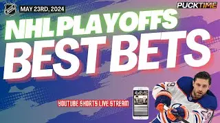 NHL Playoff Best Bets Today | Props & Predictions | Game 1 | May 23rd