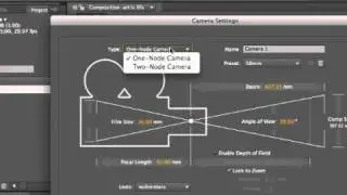 After Effects 3D for beginners: camera in-out-spin