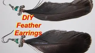 How to Make Earrings out of Bird Feathers