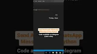 Send Automatic WhatsApp Message Using Python 🔥 