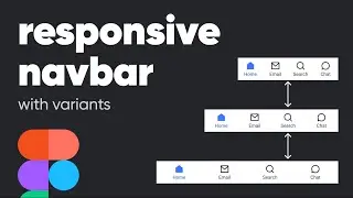 Responsive navbar + variants || autolayout navbar