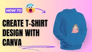 How to create T-shirt design with Canva  | Canva Tutorial