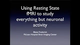 BrainMap: Using Resting State fMRI to look at everything but Neuronal Activation