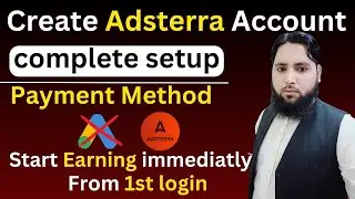 How to Create Adsterra Account l Adsterra for Website l Complete Setup