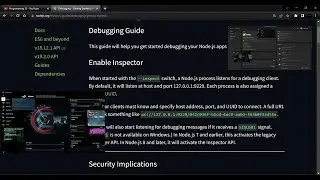 Debugging your Node.js App.