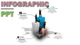 How to create infographics in PowerPoint - 3D ppt Infographic presentation slide design ideas