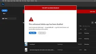 ADOBE 100% FIXED  This Unlicensed Adobe App Is Not Genuine & Will Be Disabled Soon 💥💥🔥🔥