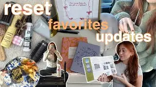 VLOG: new month reset, current beauty favorites + reading updates! 🎧💗🍵
