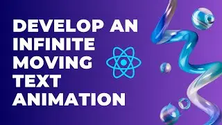 Infinite Auto-Scroll Text Animation using React JS, Tailwind CSS, and CSS or SASS
