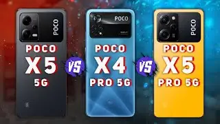 Poco X5 vs Poco X4 Pro vs Poco X5 Pro