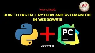 how to install python and pycharm ide windows10 2019