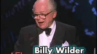 Billy Wilder Accepts the AFI Life Achievement Award in 1986