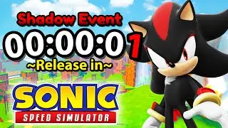 SHADOW RELEASE DATE CONFIRMED in SONIC SPEED SIMULATOR!