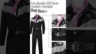 Barbie 2023 Cosplay Ken Black White Cowboy Ensemble From $34.9, Free Shipping. Takerlama