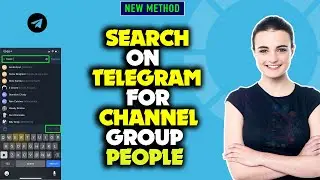 How to search on telegram for channel/group/people 2024