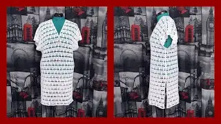 Пляжная туника из пряжи Кутнор Demi/Подробное описание