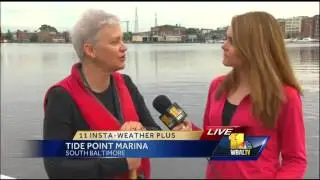 Ava visits Baltimores Dragon Boat Club