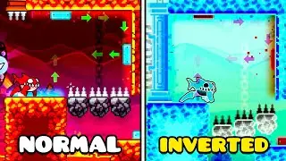 DASH but INVERTED COLORS | GEOMETRY DASH 2.2