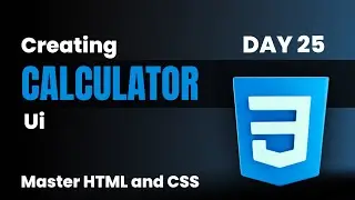 Calculator Project Using Html and Css 