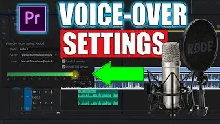 VOICE-OVER SETTINGS IN ADOBE PREMIERE PRO