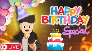 Birthday Special Live Stream 🔴🩷 || Op Animation