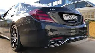 Mercedes w222 S63 - программный тюнинг выхлопа