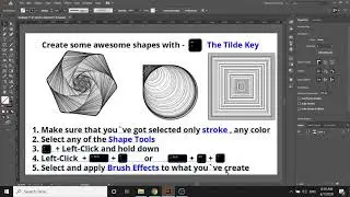 Create Awesome Shapes With Tilde Key In Adobe Illustrator 2020 | Tilde Key Tricks | Quick Tutorils