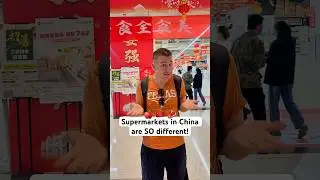 Supermarkets in China are SO different!