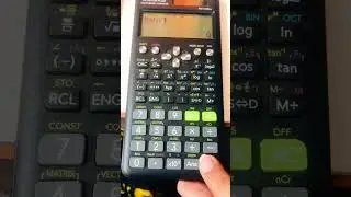 Inverse of a matrix #casio #calculator #matrix #inverse